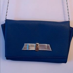 small blue bag
